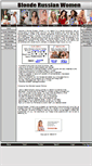 Mobile Screenshot of blonde-russian-women.com